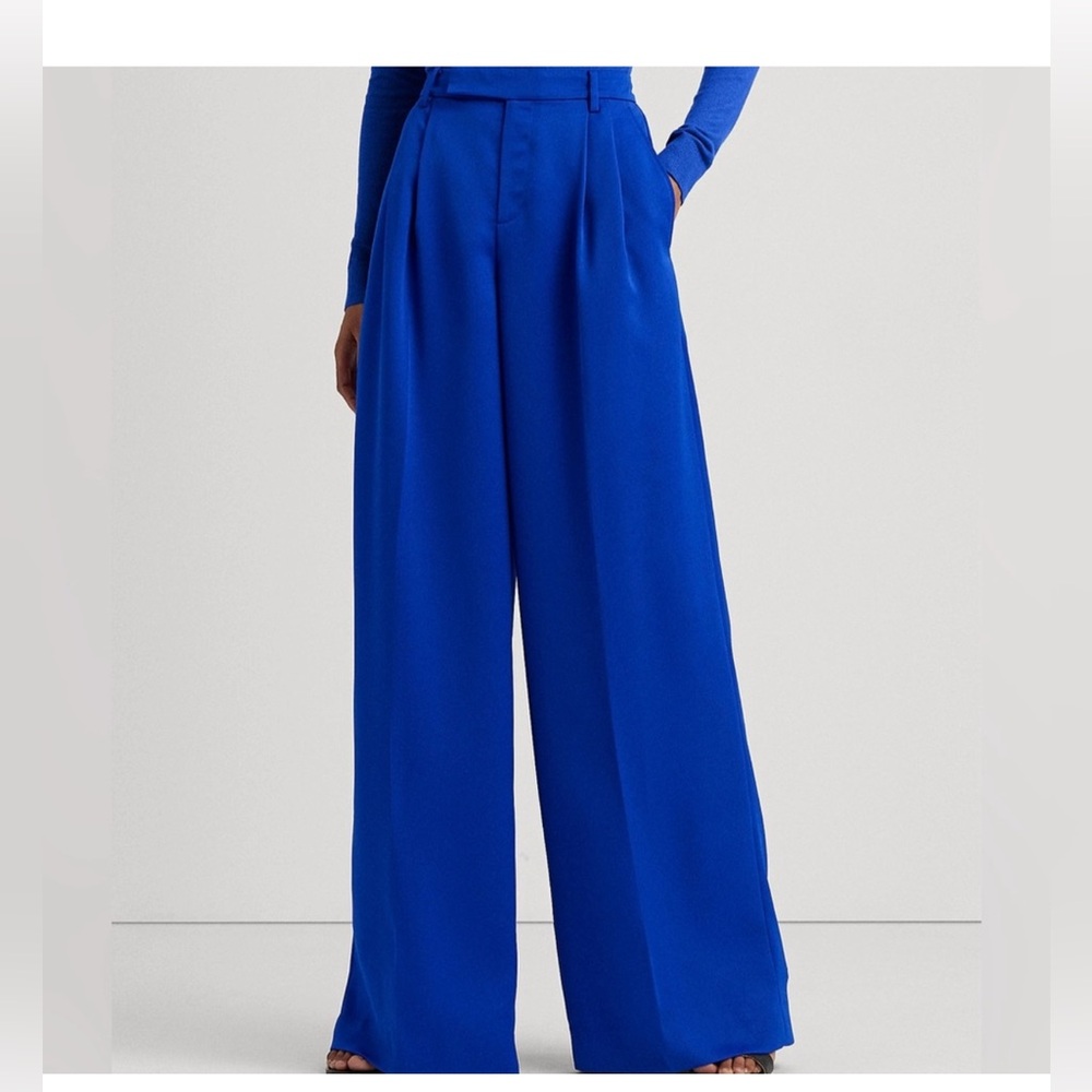 Ralph Lauren Blue Wide Leg Pants